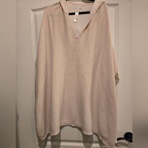 Chico's Soft Beige V-Neck Sweater